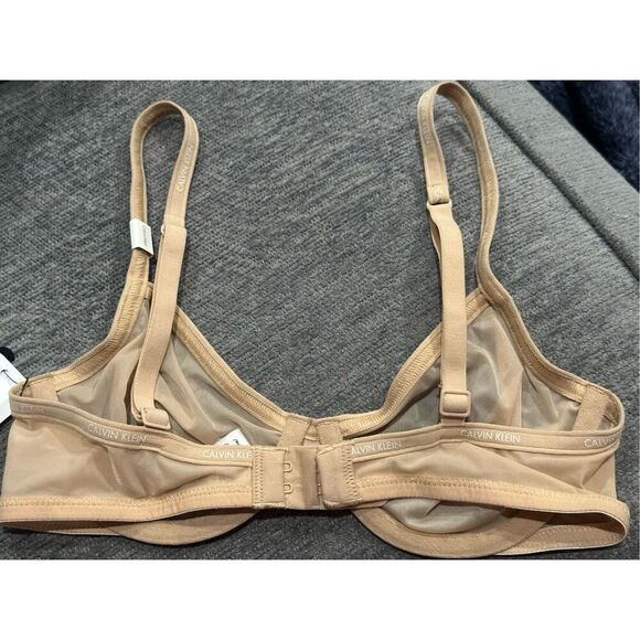 Calvin Klein NWT size 32A sheer unlined demi bra - Picture 4 of 8